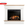 Warmtec Tormes wkład Dimplex 28" XHD Optiflame - biały mat, jasny dąb