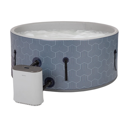 Zestaw premium basen z hydromasażem dmuchany ogrodowe spa Warmtec Sycylia 150 cm 1540 W