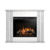 Warmtec Kelso wkład Dimplex 28" XHD Optiflame - biały mat, beton