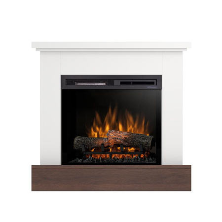 Warmtec Jukon wkład Dimplex 23" XHD Optiflame - biały mat, ciemny dąb