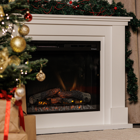 Warmtec Luena wkład Dimplex 28 XHD Optiflame - biały mat, lakierowany