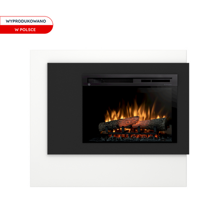 Warmtec Pulmari wkład Dimplex 26" XHD Optiflame - biały mat, czarny