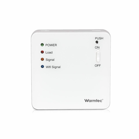 Warmtec RRT-01 odbiornik Wi-Fi natynkowy czujnik powietrzny i podłogowy