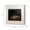 Warmtec Kelia wkład Dimplex 28" XHD Optiflame - beż