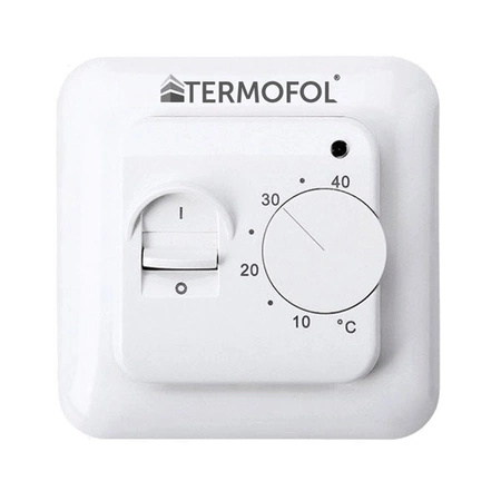 Termofol TF-H3 biały, podtynkowy manualny czujnik podłogowy
