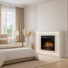 Warmtec Litos wkład Dimplex 23" XHD Optiflame - biały, fornir kamienny Crystal White