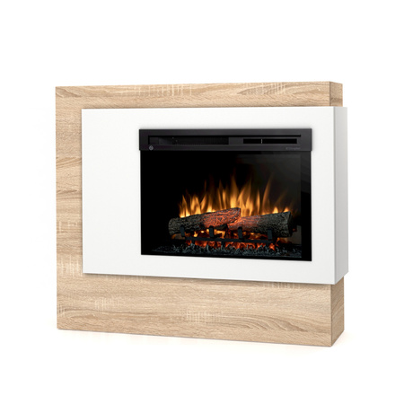 Warmtec Pulmari wkład Dimplex 26" XHD Optiflame - dąb sonoma, biały