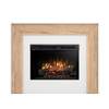 Warmtec Zuni wkład Dimplex 26" XHD Optiflame - biały mat, jasny dąb
