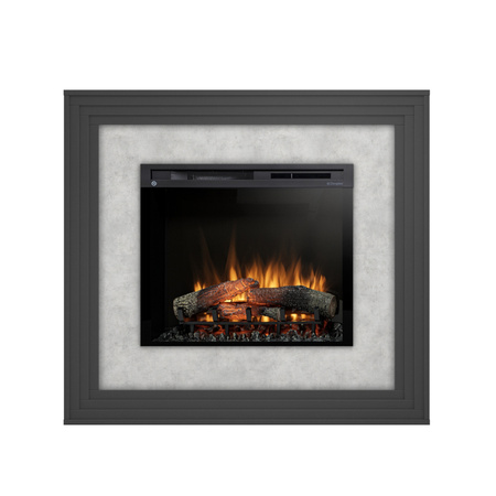 OUTLET: Warmtec Katra wkład Dimplex 28" XHD OptiFlame LED - czarny, beton