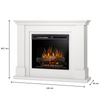 Warmtec Luena wkład Dimplex 23" XHD Optiflame - biały mat