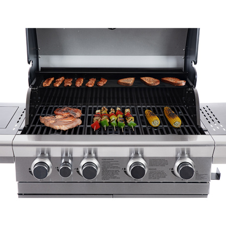 Ogrodowy grill gazowy Warmtec SilverFlame 17,5 kW