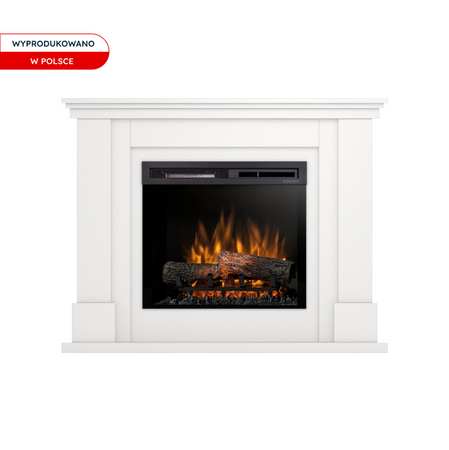 Warmtec Luena wkład Dimplex 23" XHD Optiflame - biały mat, lakierowany