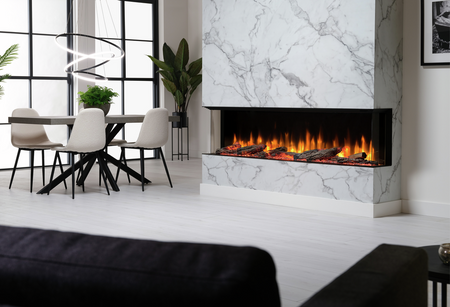 Kominek elektryczny Dimplex Ignite ULTRA 50 z efektem Optiflame 128,5 cm