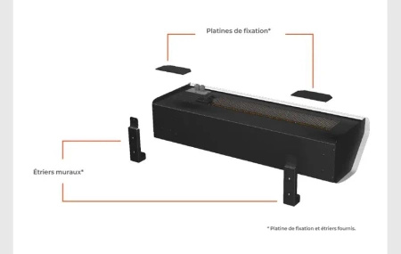 Intuis Stopair 2 Long 4,5/9 kW 100 cm