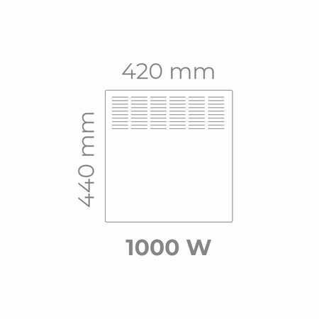 Intuis BASIC D 1000W