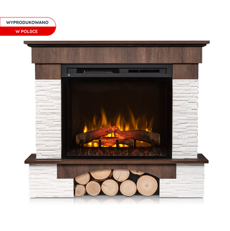 Warmtec Porto Max wkład Dimplex 28 XHD Optiflame - orzech