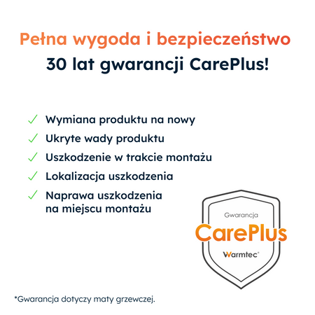 Warmtec DS2-200/XRT01 Biały 20,0m² 170W/m² Wi-Fi