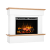 Warmtec Tormes wkład Dimplex 26" XHD Optiflame - biały mat, jasny dąb