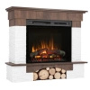Warmtec Porto narożny wkład Dimplex 28" XHD Optiflame - orzech