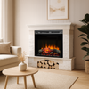 Warmtec Porto wkład Dimplex 28" XHD Optiflame - biała sosna