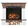 Warmtec Porto narożny wkład Dimplex 28" XHD Optiflame - orzech