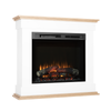 Warmtec Lenox wkład Dimplex 28" XHD Optiflame - biały mat, jasny dąb