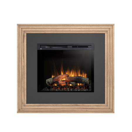 OUTLET: Warmtec Katra wkład Dimplex 28" XHD OptiFlame LED - jasny dąb, czarny