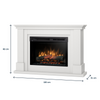 Warmtec Luena wkład Dimplex 26" XHD Optiflame - biały mat