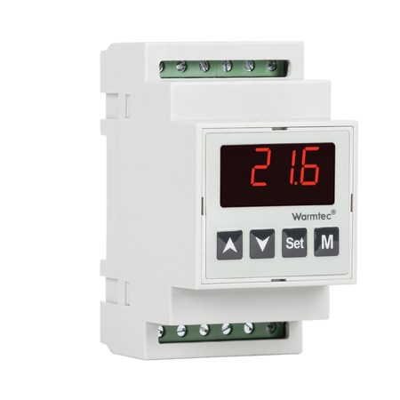 Warmtec RSD2K-20/8 na szynę DIN manualny czujnik na przewodzie