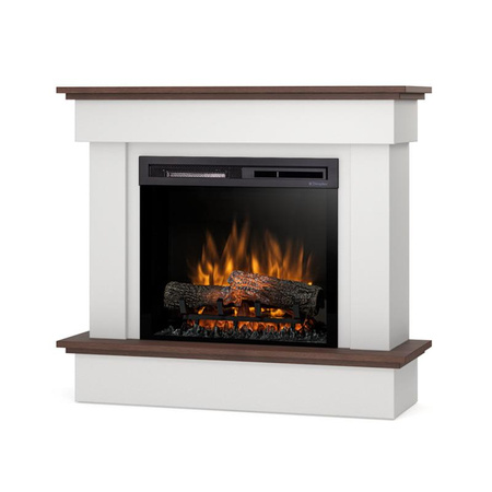 OUTLET: Warmtec Tormes wkład Dimplex 23" XHD Optiflame - biały mat, ciemny dąb