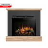 Warmtec Jukon wkład Dimplex 28" XHD Optiflame - czarny, jasny dąb