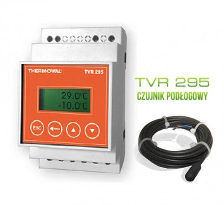 TVR 295 na szynę DIN programowalny czujnik na przewodzie