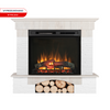 Warmtec Porto narożny wkład Dimplex 28" XHD Optiflame - biała sosna