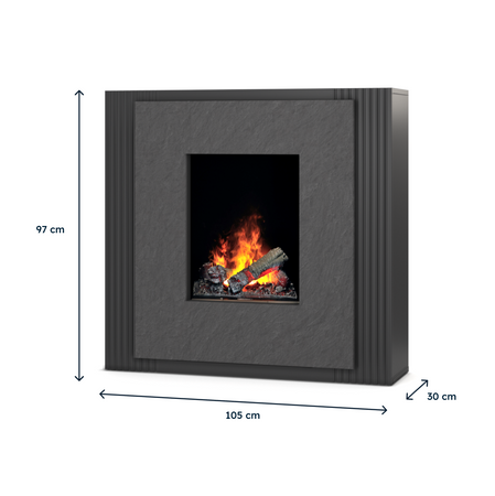 Warmtec Linario wkład Engine 68-400 Optimyst - lakier czarny mat/ łupek