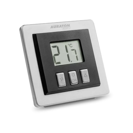 Auraton Heat Monitor czarny, bezprzewodowy, natynkowy, wolnostojący, pokojowy, Auraton Smart