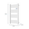 Warmtec Varilla 53x96cm biały