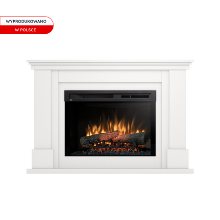 Warmtec Luena wkład Dimplex 26" XHD Optiflame - biały mat, lakierowany