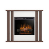 Warmtec Kelso wkład Dimplex 23" XHD Optiflame - biały mat, ciemny dąb