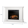 Warmtec Luena wkład Dimplex 28 XHD Optiflame - biały mat, lakierowany