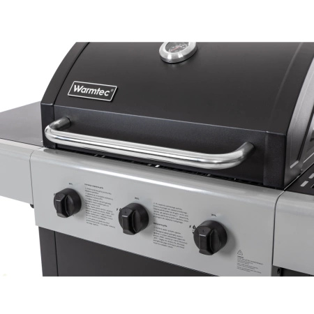 Ogrodowy grill gazowy Warmtec BlackFlame 7,2 kW + dodatkowe akcesoria
