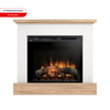 Warmtec Jukon wkład Dimplex 28" XHD Optiflame - biały mat, jasny dąb
