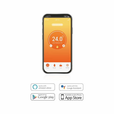 Warmtec GRT-01 Wi-Fi gniazdkowy programowalny czujnik powietrzny