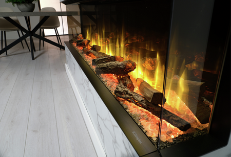 Kominek elektryczny Dimplex Ignite ULTRA 50 z efektem Optiflame 128,5 cm