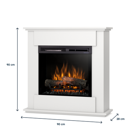 Warmtec Fonte wkład Dimplex 23" XHD Optiflame - biały