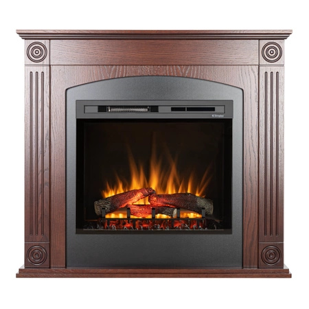 Warmtec Atrato wkład Dimplex 28" XHD Optiflame - fornir dąb brązowy