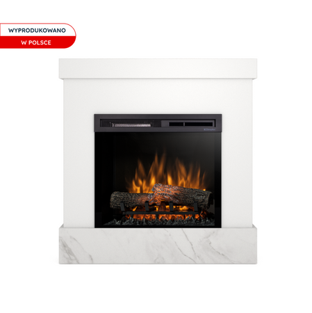 Warmtec Diro wkład Dimplex 23" XHD Optiflame - biały, marmur crystal