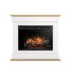 Warmtec Lenox wkład Dimplex 26" XHD Optiflame - biały mat, jasny dąb