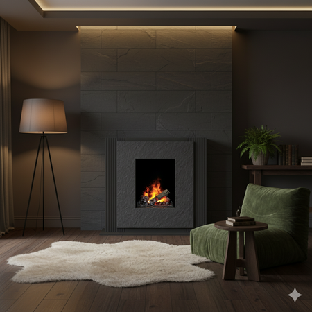 Warmtec Linario wkład Engine 68-400 Optimyst - lakier czarny mat/ łupek