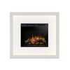 Warmtec Litos wkład Dimplex 28" XHD Optiflame - biały, fornir kamienny Crystal White