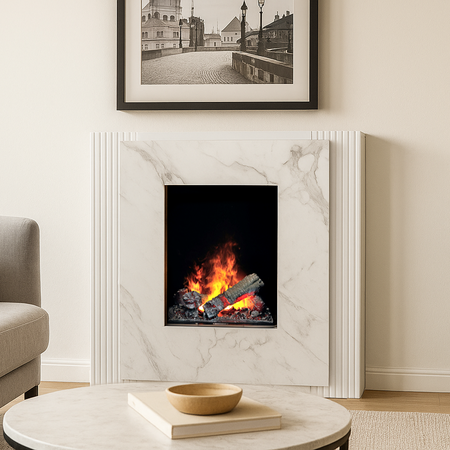 Warmtec Linario wkład Engine 68-400 Optimyst - lakier biały mat/ marmur crystal